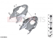 Tail part | Tail part - BMW Motorrad S 1000 RR 21 (0E61, 0E63) 2022