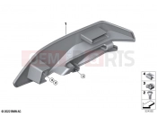 Trim, frame | Trim, frame - BMW Motorrad S 1000 RR 21 (0E61, 0E63) 2022