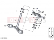 Fork bridge, bottom / top | Fork bridge, bottom / top - BMW Motorrad S 1000 RR 21 (0E61, 0E63) 2022