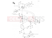 KAWASAKI Mule SX (KAF400PNSNN) Muffler