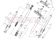 DUCATI 1998 Monster 600 Dark FRONT FORK » FRONT SUSPENSION