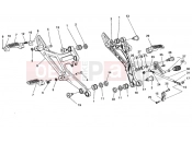 DUCATI 1998 Monster 600 Dark FOOTREST » FRAME
