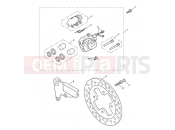 Triumph 2016 SCRAMBLER EFI Rear Brake Caliper & Disc