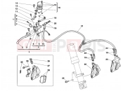 DUCATI 1998 Superbike 748 SPS FRONT BRAKE SYSTEM » BRAKING SYSTEM