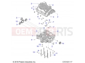 ENGINE | ENGINE, CRANKCASE - A24SVA85A4 (C101431-17) - Polaris SCRAMBLER 850 48