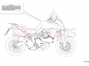 DUCATI Multistrada V2 Warning label