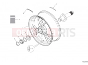 DUCATI 2024 Multistrada V4 RS Rear wheel