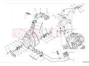 DUCATI DesertX Rally Exhaust manifold