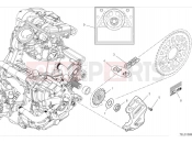 DUCATI DesertX Rally Front sprocket & chain