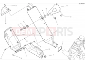 DUCATI DesertX Exhaust silencer