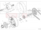 DUCATI DesertX Rear wheel