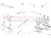 DUCATI DesertX Workshop service tools - frame