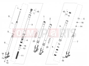 MOTOGUZZI V85 TT Travel Pack (EU) Front fork Kayaba