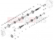 MOTOGUZZI V7 Stone 850 (EU, GSO) Gear box - Gear assembly