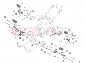 Foot rests - Motoguzzi V7 PALACE GUCCI (CND, USA) 2023