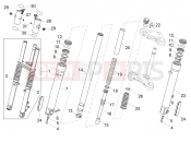 Front fork Kaifa - Motoguzzi V7 PALACE GUCCI (CND, USA) 2023