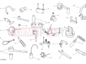DUCATI 2024 Hypermotard 950 Workshop service tools (engine)