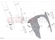 Front mudguard - Ducati Hypermotard 950 SP 2024