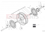 Front wheel - Ducati Hypermotard 950 SP 2024