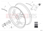 Rear wheel - Ducati Hypermotard 950 SP 2024