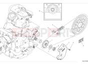 Front sprocket & chain - Ducati Hypermotard 950 SP 2024