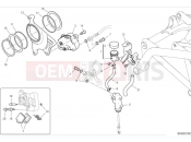 Rear brake system - Ducati Hypermotard 950 SP 2024