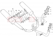 DUCATI 1998 Supersport 900 SS EXHAUST SYSTEM » EXHAUST SYSTEM