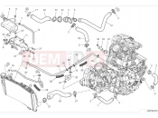 DUCATI Monster SP Cooling circuit