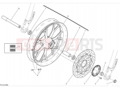 DUCATI Scrambler Full Throttle Front wheel