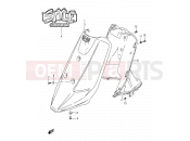 30 - LEG SHIELD (MODEL L/M) - Suzuki AE50 L (1990) Sepia (E28)
