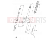 40A - FRONT FORK (MODEL T E01,E02,E21,E24) - Suzuki AE50 L (1990) Sepia (E28)