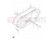 SUZUKI AE50 M (1991) Sepia (E28) 3 - CRANKCASE LH COVER