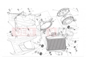 DUCATI Diavel AMG Radiator (left)