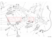 DUCATI 2018 Scrambler Desert Sled FOOTRESTS, RIGHT