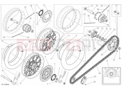 DUCATI 2018 Scrambler Classic FRONT AND REAR WHEEL