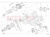 DUCATI Scrambler Cafe Racer VERTICAL CYLINDER HEAD - TIMING
