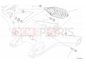 DUCATI Scrambler Cafe Racer REAR SUSPENSION