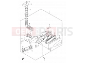 11 - AIR CLEANER - Suzuki AN125 X (1999)