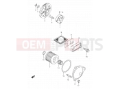 13 - OIL PUMP - Suzuki AN125 X (1999)
