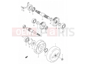 16 - TRANSMISSION (2) - Suzuki AN125 X (1999)