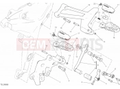 DUCATI Multistrada 1200 S Touring FOOTRESTS, LEFT
