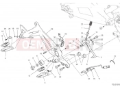 DUCATI Monster Footrests Right