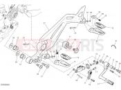 DUCATI Monster Footrests Left