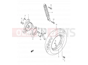 47 - REAR WHEEL - Suzuki AN150 X (1999)