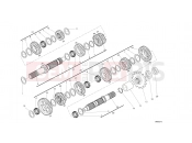 DUCATI Diavel Strada GEAR BOX