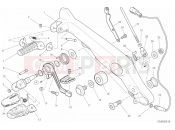 DUCATI 2019 Scrambler 1100 FOOTRESTS, RIGHT