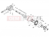 MOTOGUZZI V85 TT E5+ (EU) Rear transmission / Components