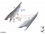 BMW Motorrad BMW 2019 C models C 400 X (0C09, 0C19) Fairing side section | Fairing side section