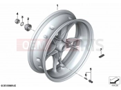 BMW Motorrad BMW 2019 C models C 400 X (0C09, 0C19) Rear wheel | Rear wheel