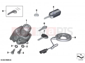 BMW Motorrad BMW 2019 C models C 400 X (0C09, 0C19) Radio-controlled locking system | Radio-controlled locking system
